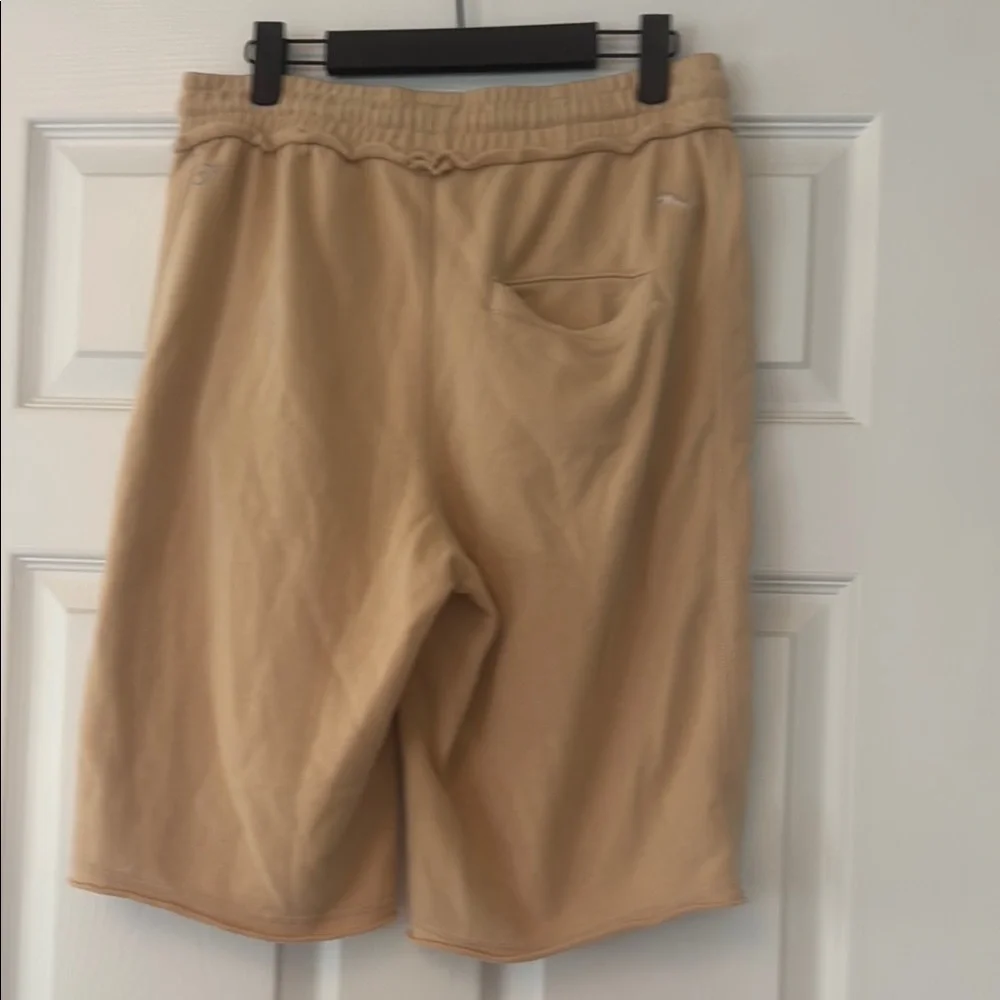 Puma Tan Athletic Shorts Versatile Cotton Blend
